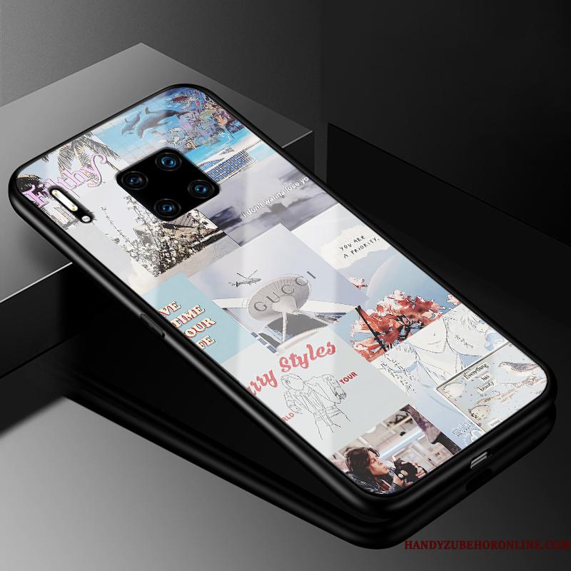 Huawei Mate 30 Rs Rød Etui Telefon Beskyttelse Cover Glas