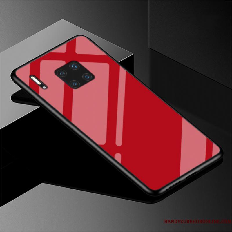 Huawei Mate 30 Rs Solid Farve Telefon Etui Sort Autentiske Hård Tynd Trend