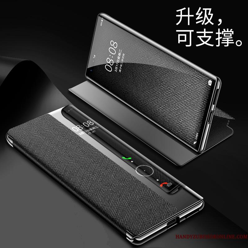 Huawei Mate 40 Etui Anti-fald Alt Inklusive Support Beskyttelse Folio Mørkeblå Lædertaske