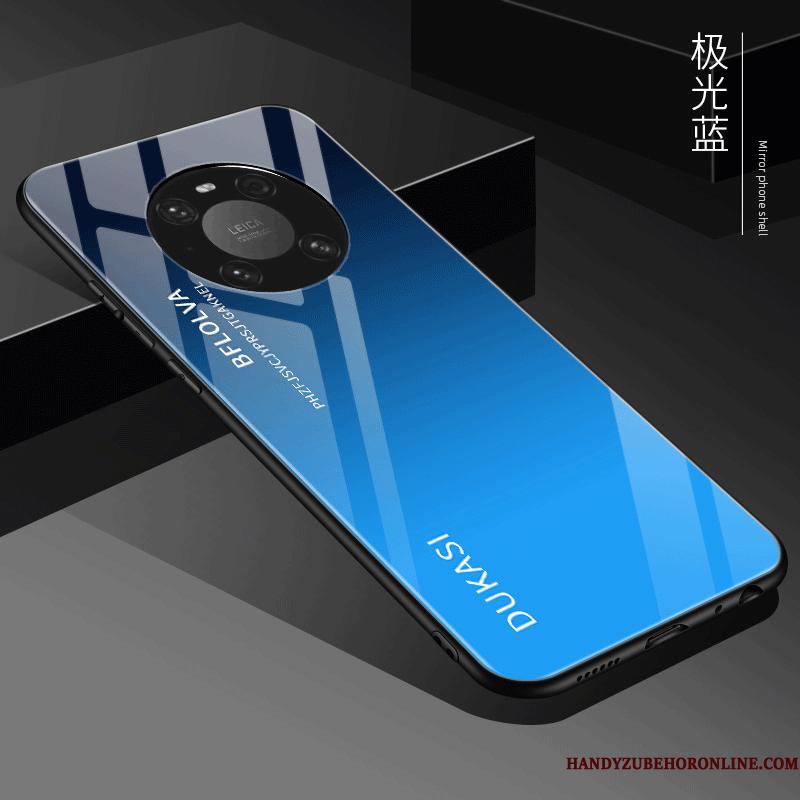 Huawei Mate 40 Etui Rød Kreativ Anti-fald Glas Af Personlighed Beskyttelse Silikone