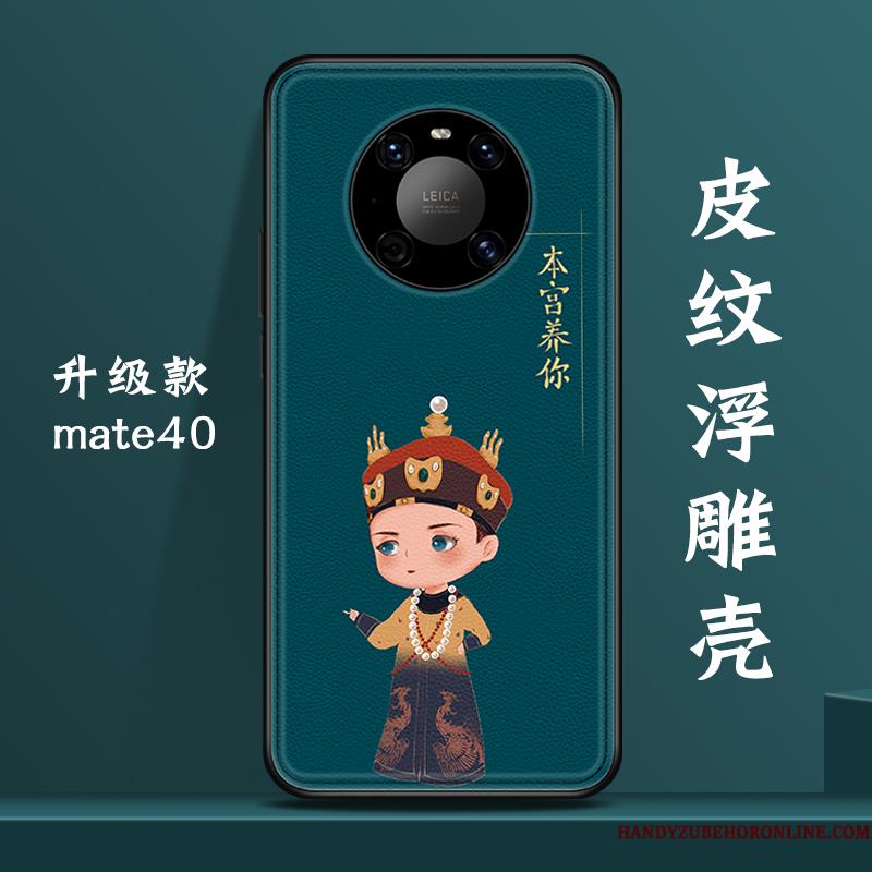 Huawei Mate 40 Kreativ Alt Inklusive Telefon Etui Af Personlighed Kinesisk Stil Grøn Ny