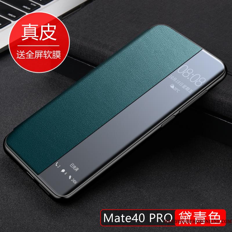 Huawei Mate 40 Pro Cover Alt Inklusive Lædertaske Anti-fald Beskyttelse Telefon Etui Clamshell