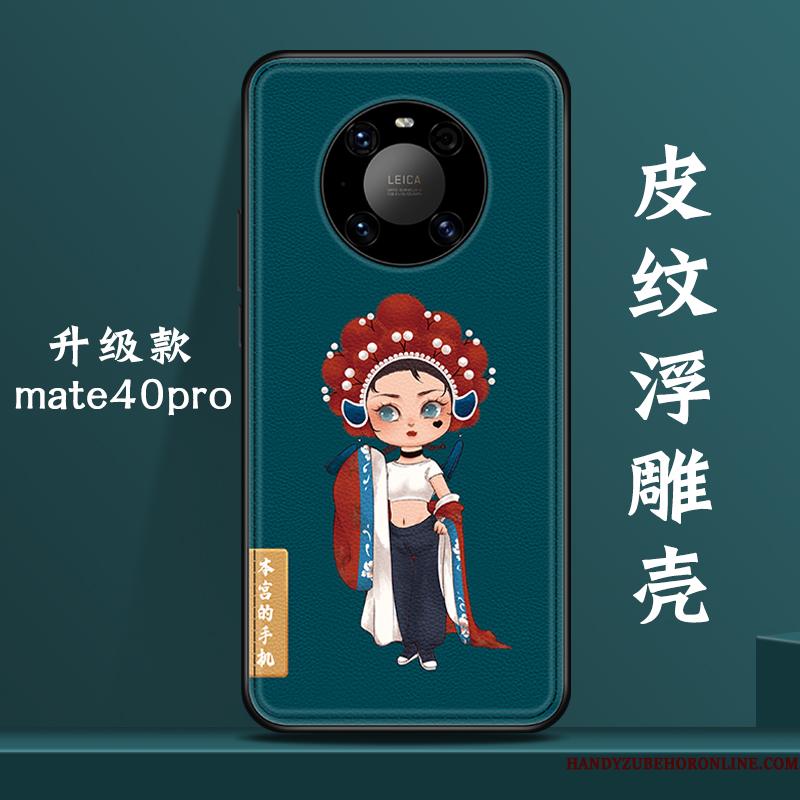 Huawei Mate 40 Pro Etui Smuk Vind Trend Kreativ Net Red Rød Af Personlighed