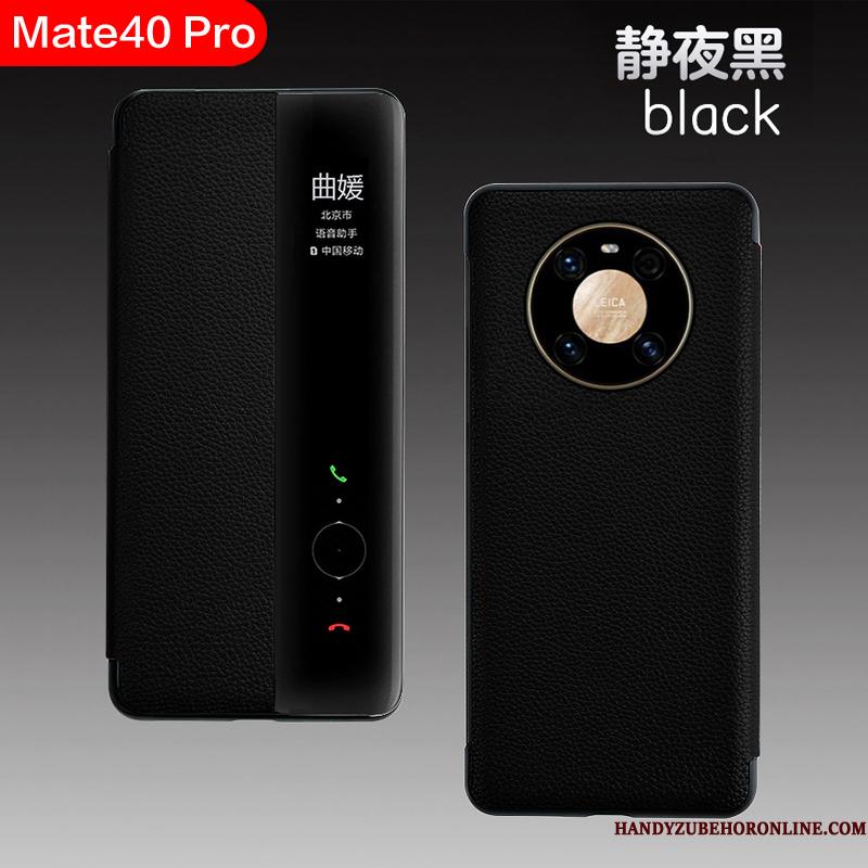 Huawei Mate 40 Pro Folio Luksus Business Telefon Etui Alt Inklusive Beskyttelse Cover