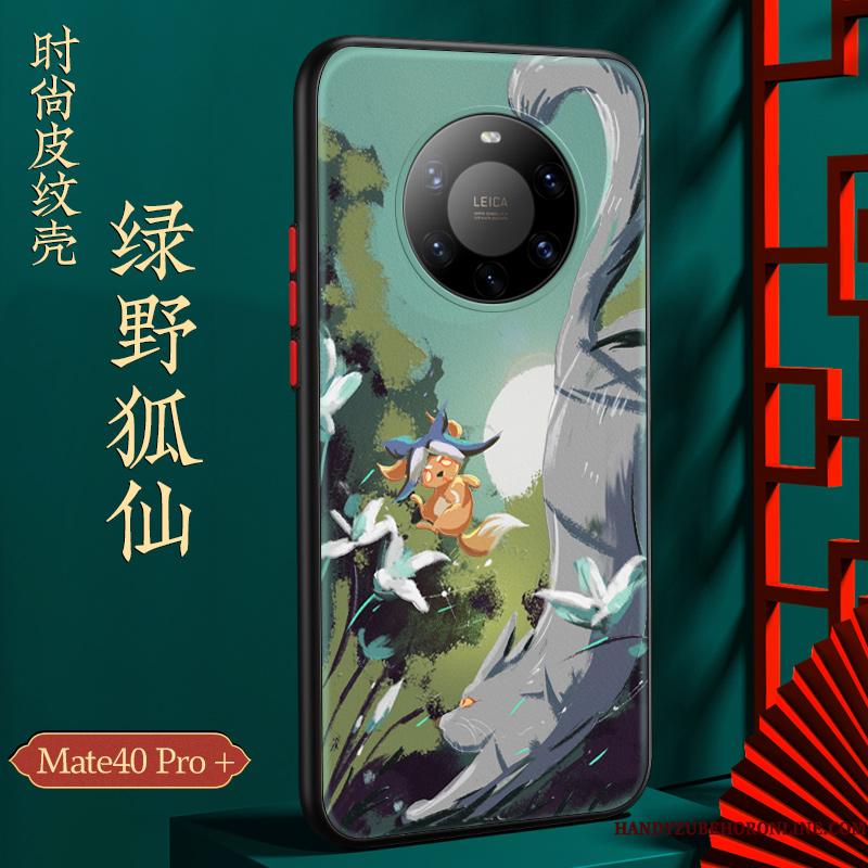 Huawei Mate 40 Pro+ Kinesisk Stil Silikone Telefon Etui Kreativ Af Personlighed Beskyttelse Cover