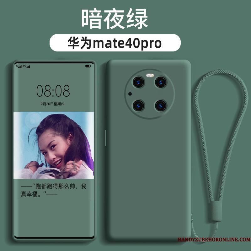 Huawei Mate 40 Pro Silikone Cover Alt Inklusive Anti-fald Beskyttelse Telefon Etui Blød