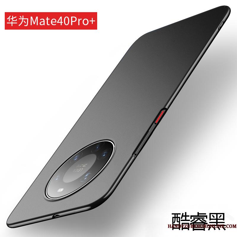 Huawei Mate 40 Pro+ Tynd Beskyttelse Nubuck Anti-fald Telefon Etui Alt Inklusive Rød