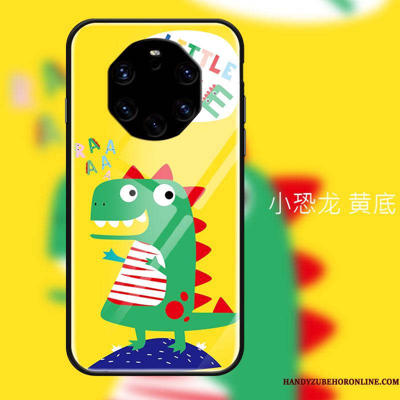 Huawei Mate 40 Rs Cartoon Telefon Etui Mode Beskyttelse Hård Lille Sektion Dragon