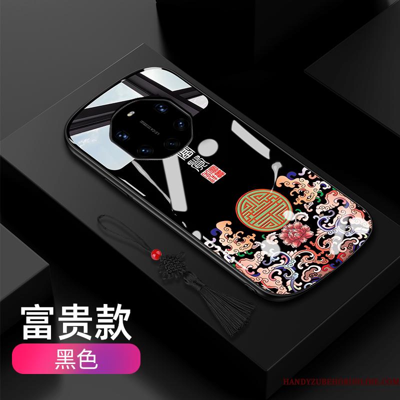 Huawei Mate 40 Rs Etui Tynd Kinesisk Stil Ny Alt Inklusive Net Red Cover Silikone