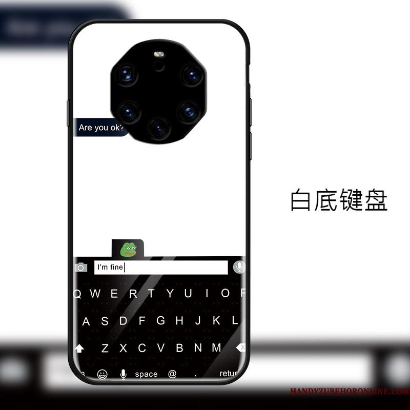 Huawei Mate 40 Rs Telefon Etui Anti-fald Mode Glas Simple Alt Inklusive Trend