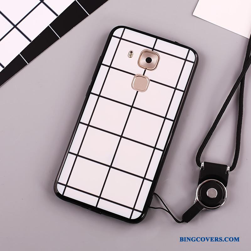 Huawei Mate 8 Alt Inklusive Hvid Malet Beskyttelse Telefon Etui Cover Anti-fald