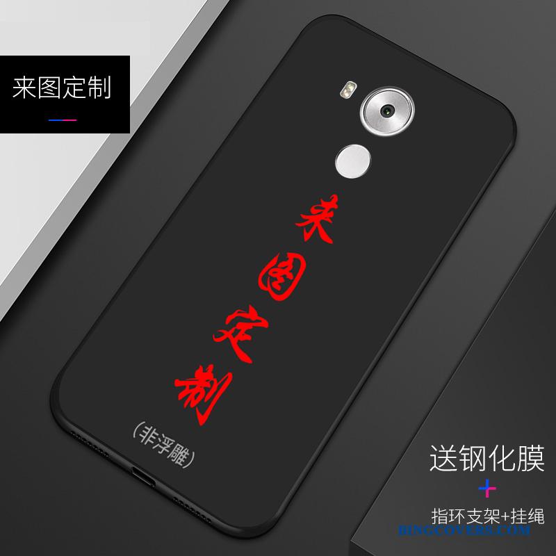 Huawei Mate 8 Lyseblå Af Personlighed Cover Relief Mønster Alt Inklusive Telefon Etui