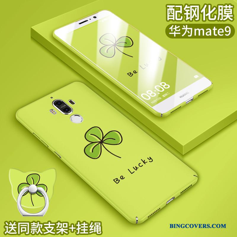 Huawei Mate 9 Alt Inklusive Telefon Etui Af Personlighed Cartoon Grøn Kreativ Cover