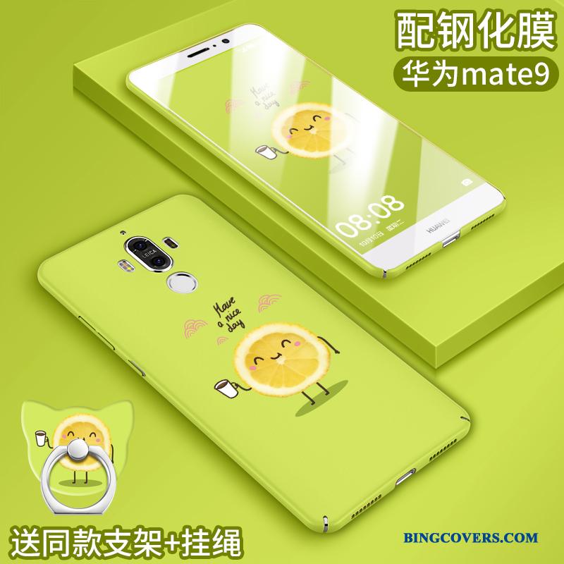 Huawei Mate 9 Alt Inklusive Telefon Etui Af Personlighed Cartoon Grøn Kreativ Cover