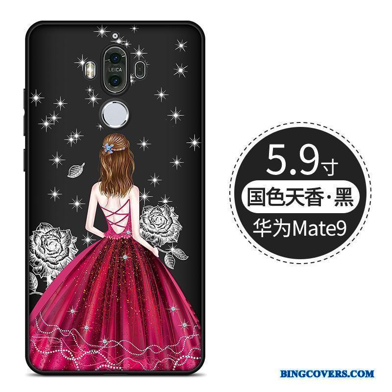 Huawei Mate 9 Anti-fald Telefon Etui Kreativ Alt Inklusive Cover Sort Af Personlighed