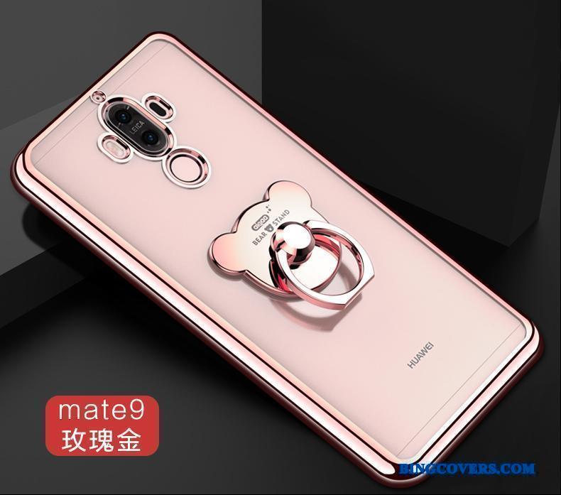 Huawei Mate 9 Anti-fald Trend Guld Cover Telefon Etui Silikone Ring