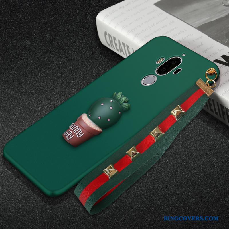 Huawei Mate 9 Beskyttelse Cover Anti-fald Hængende Ornamenter Silikone Telefon Etui Alt Inklusive