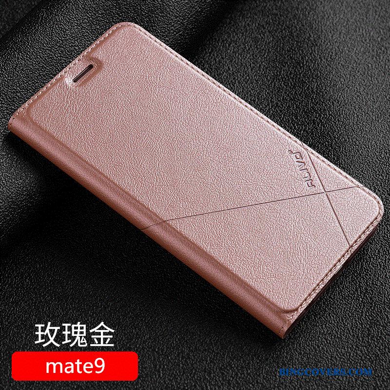 Huawei Mate 9 Beskyttelse Rød Alt Inklusive Lædertaske Anti-fald Cover Telefon Etui