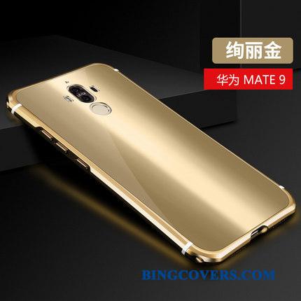 Huawei Mate 9 Blå Telefon Etui Metal Cover Kreativ Trendy
