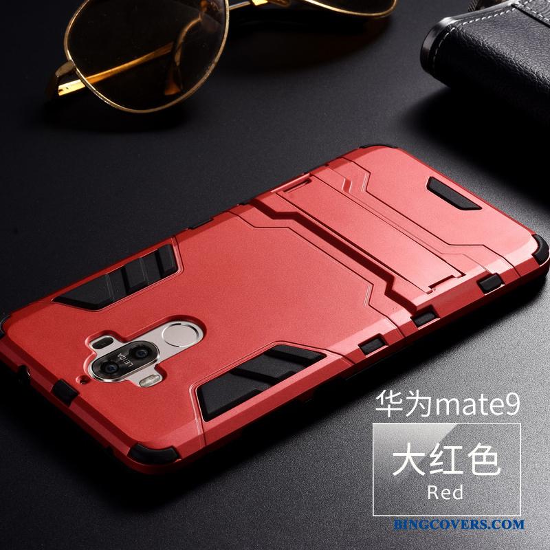 Huawei Mate 9 Blød Alt Inklusive Silikone Anti-fald Telefon Etui Beskyttelse Rød