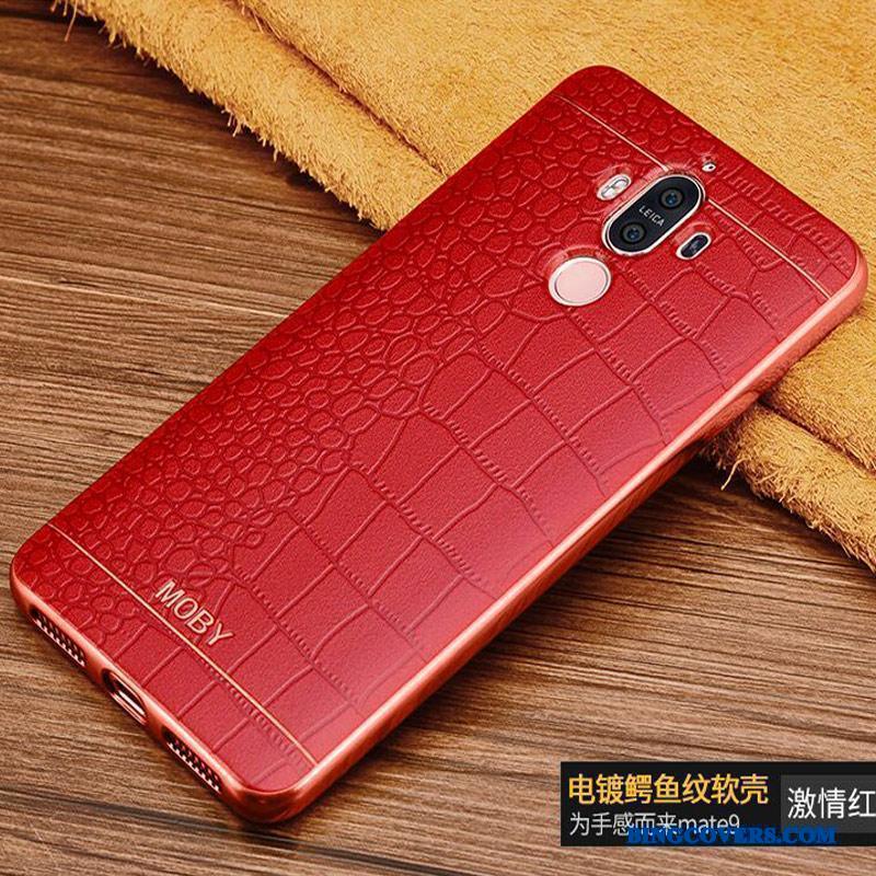 Huawei Mate 9 Cover Beskyttelse Telefon Etui Business Silikone Khaki Mobiltelefon