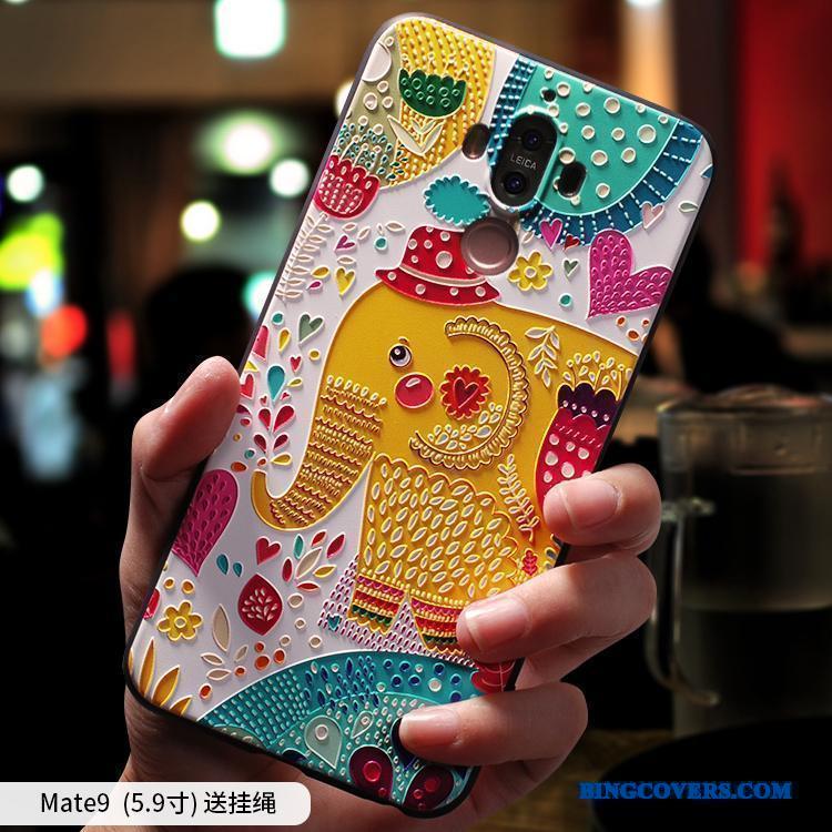 Huawei Mate 9 Etui Anti-fald Blød Beskyttelse Kreativ Silikone Farve Alt Inklusive