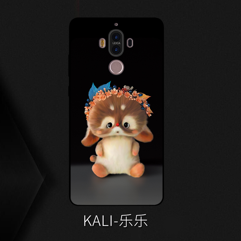 Huawei Mate 9 Kreativ Af Personlighed Telefon Etui Ny Silikone Sort Anti-fald