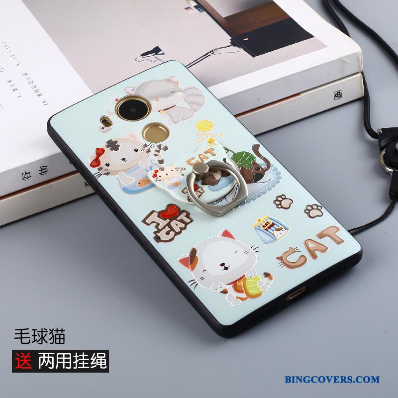Huawei Mate 9 Lyseblå Lille Sektion Smuk Telefon Etui Cartoon Trend Frisk