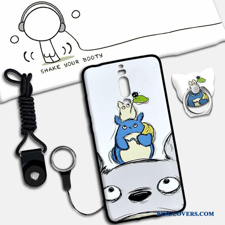 Huawei Mate 9 Pro Beskyttelse Cartoon Silikone Telefon Etui Nubuck Grøn Cover