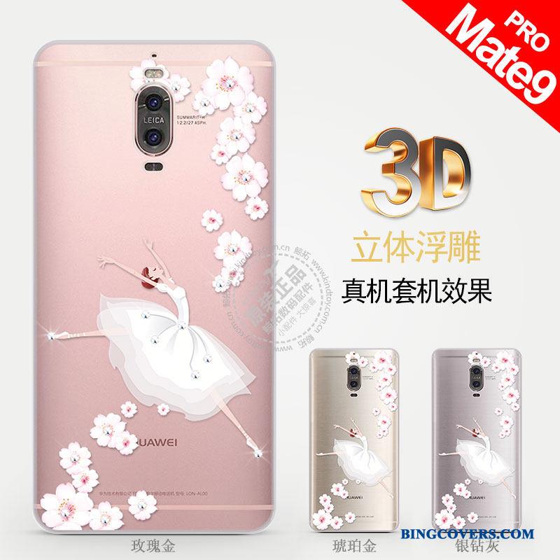 Huawei Mate 9 Pro Cover Anti-fald Kreativ Trend Telefon Etui Sort Beskyttelse