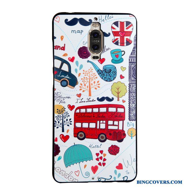 Huawei Mate 9 Pro Cover Telefon Etui Silikone Beskyttelse Farve Hængende Ornamenter Cartoon