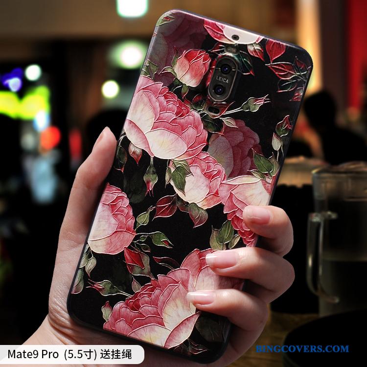 Huawei Mate 9 Pro Etui Beskyttelse Gul Blød Cover Anti-fald Silikone Kreativ