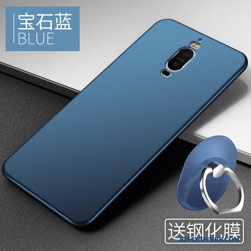 Huawei Mate 9 Pro Etui Sort Silikone Cover Blød Tynde Simple Anti-fald