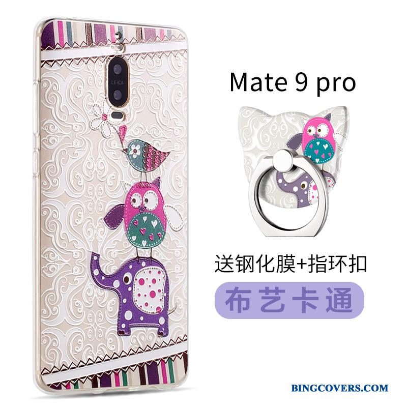 Huawei Mate 9 Pro Lyserød Kreativ Silikone Telefon Etui Ny Blød Af Personlighed