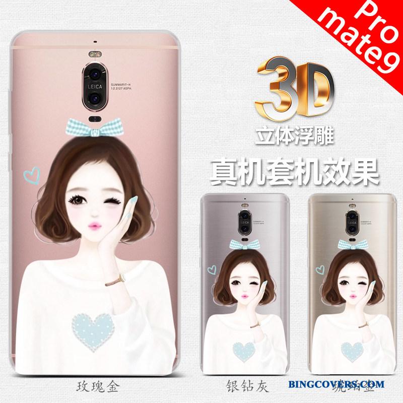 Huawei Mate 9 Pro Ny Beskyttelse Trend Telefon Etui Anti-fald Silikone Tykke