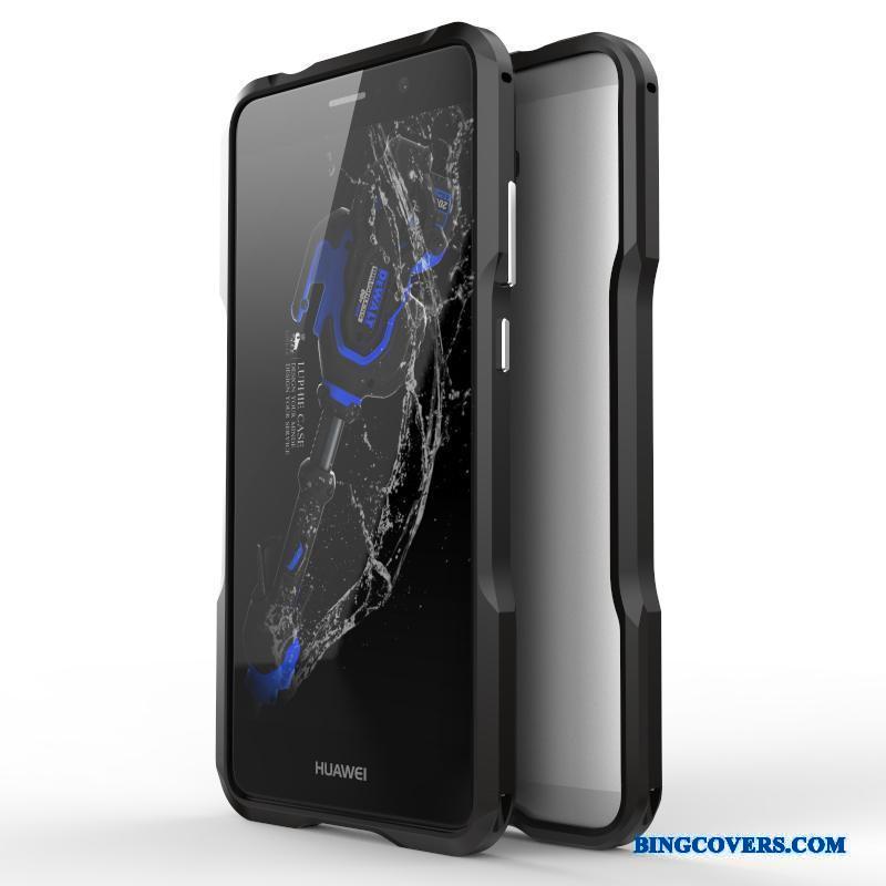 Huawei Mate 9 Ramme Metal Lyserød Etui Telefon Beskyttelse