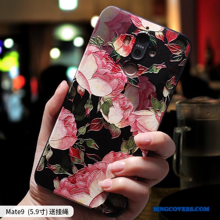 Huawei Mate 9 Silikone Af Personlighed Blå Telefon Etui Anti-fald Kreativ Blød