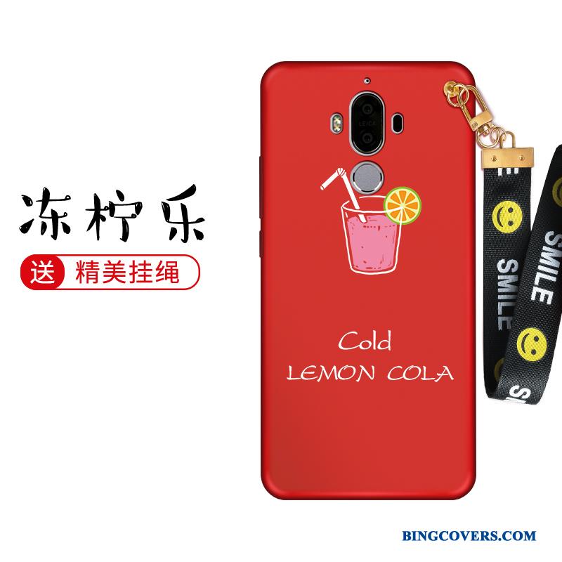 Huawei Mate 9 Telefon Etui Kreativ Mobiltelefon Af Personlighed Cover Silikone Rød