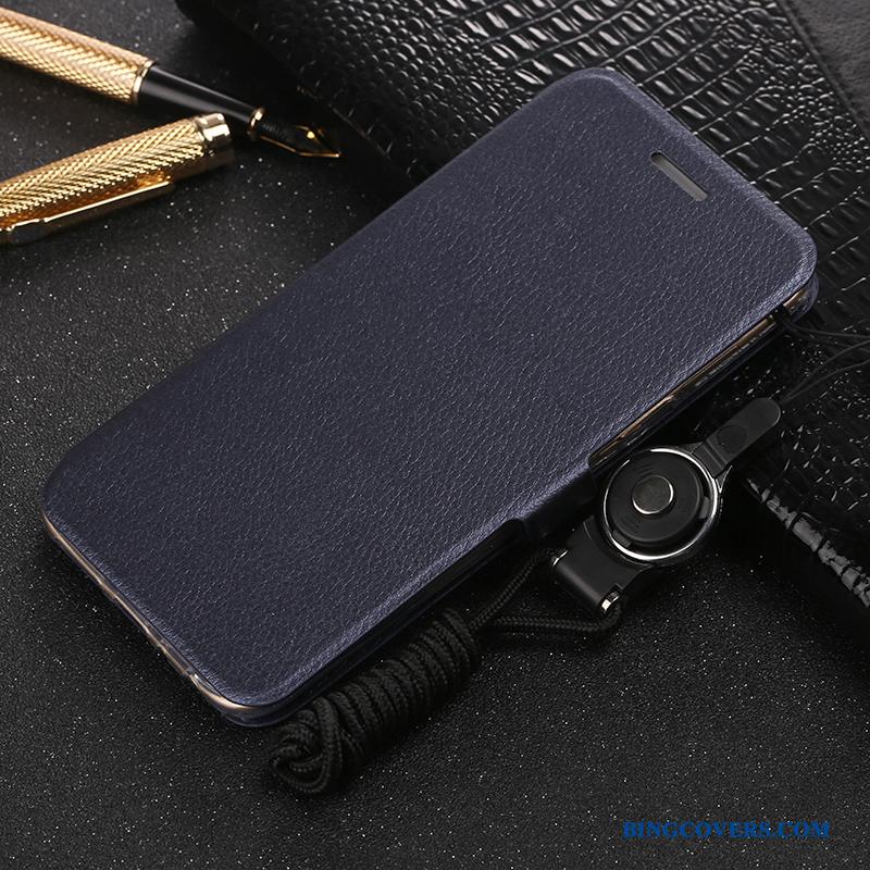 Huawei Mate 9 Telefon Etui Lædertaske Silikone Alt Inklusive Beskyttelse Blå Cover