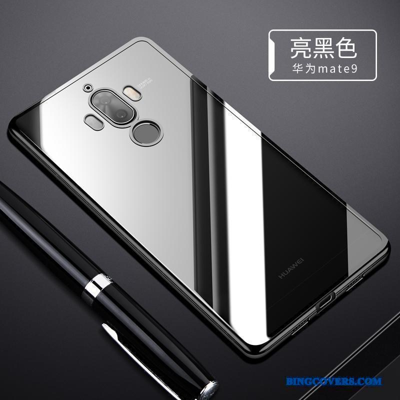 Huawei Mate 9 Trend Sølv Cover Etui Gennemsigtig Silikone Blød