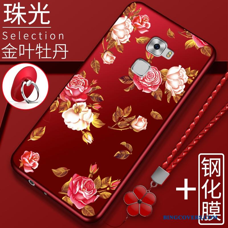 Huawei Mate S Cover Silikone Trend Telefon Etui Anti-fald Rød Beskyttelse