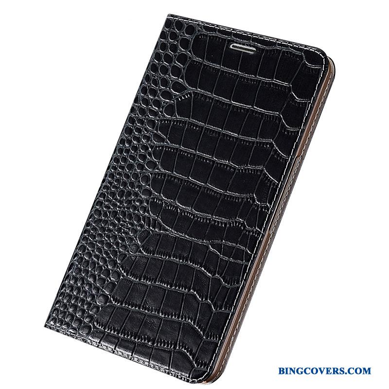 Huawei Mate S Etui Silikone Anti-fald Lædertaske Beskyttelse Cover Mobiltelefon Sort
