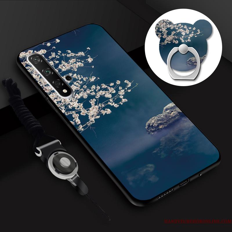 Huawei Nova 5t Beskyttelse Blå Telefon Etui Cover Silikone