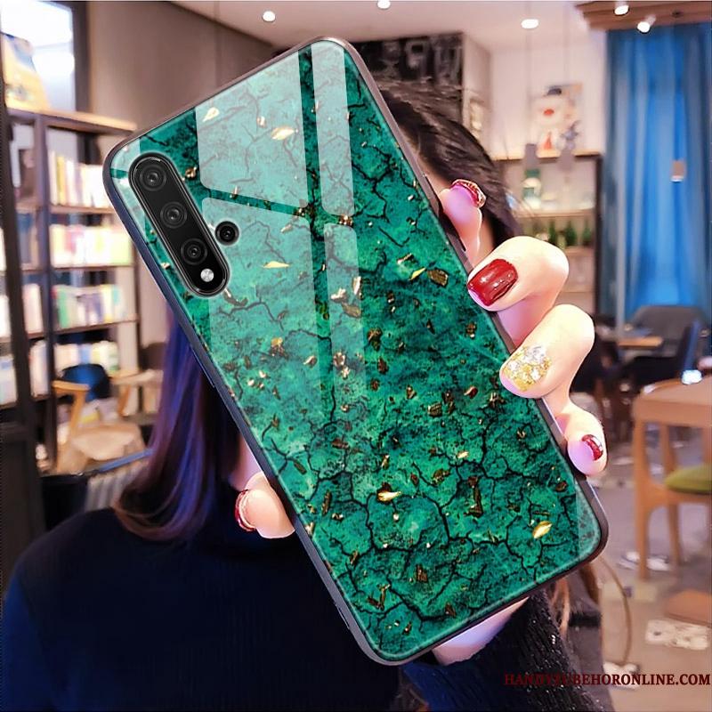Huawei Nova 5t Etui Mønster Lilla Trendy Af Personlighed Glas Cover Tilpas