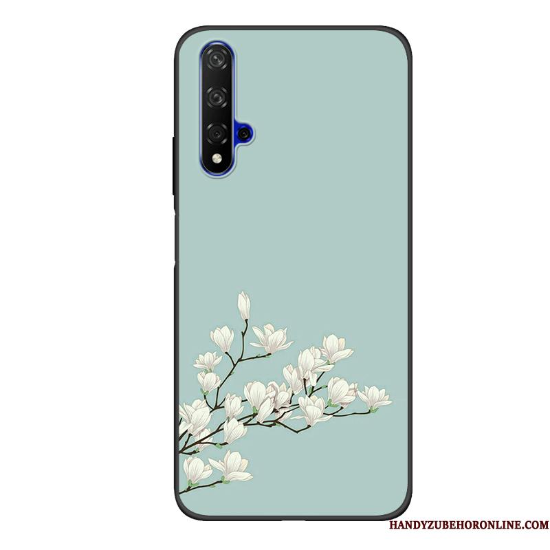 Huawei Nova 5t Lyserød Anti-fald Blød Beskyttelse Cover Telefon Etui Smuk