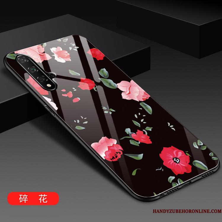 Huawei Nova 5t Trend Alt Inklusive Anti-fald Glas Frisk Telefon Etui Blå