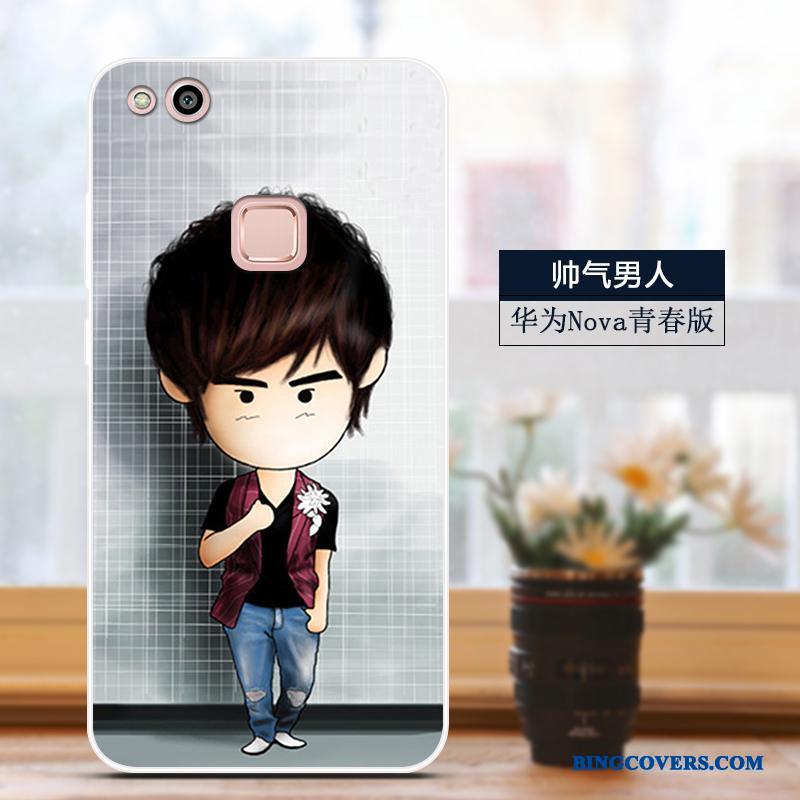 Huawei Nova Beskyttelse Cover Blå Slim Ungdom Telefon Etui Anti-fald