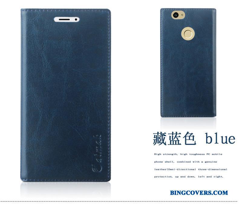 Huawei Nova Brun Cover Lædertaske Mobiltelefon Beskyttelse Telefon Etui