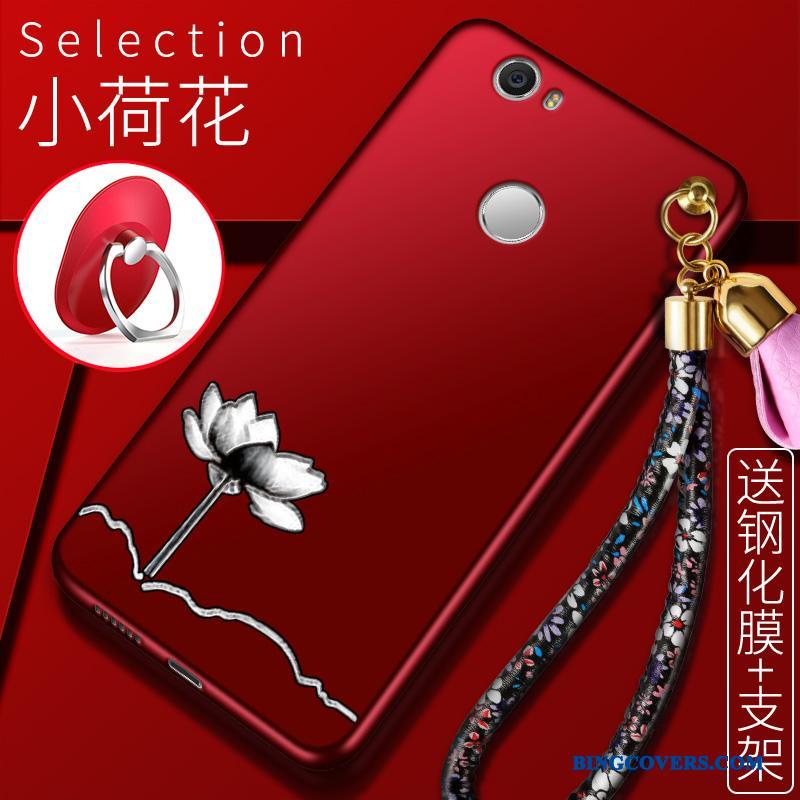 Huawei Nova Cover Beskyttelse Ungdom Telefon Etui Trend Anti-fald Rød