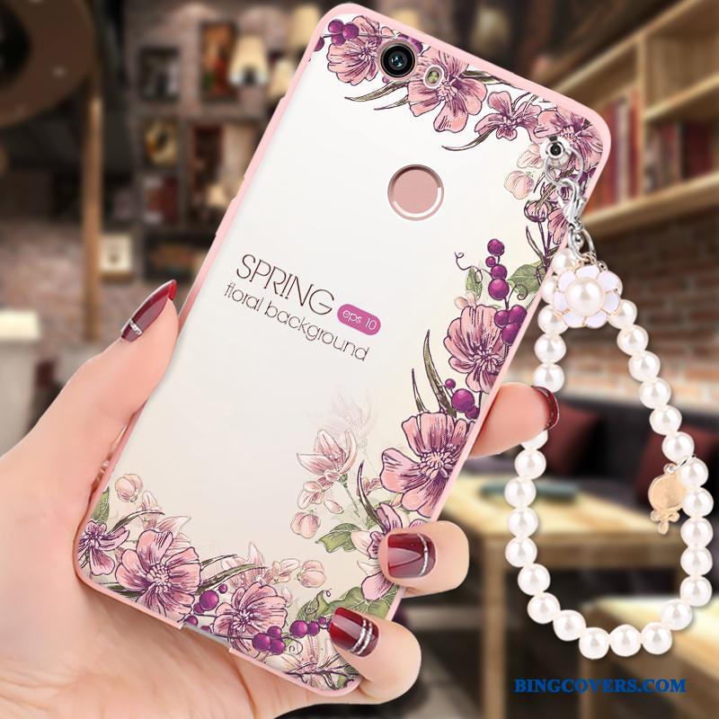 Huawei Nova Cover Hængende Ornamenter Cartoon Anti-fald Malet Silikone Telefon Etui